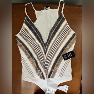 Express sequins bodysuit